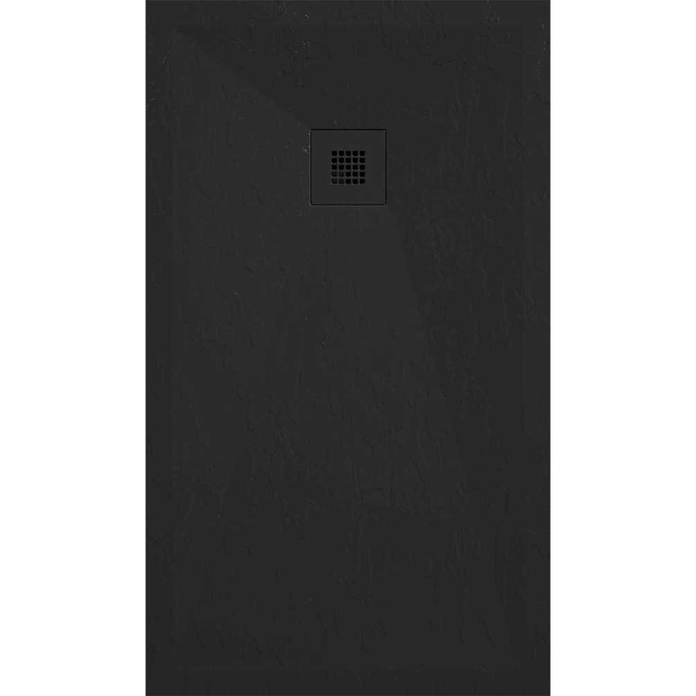 Cut out image of 1200 x 1000 Black Shower Tray